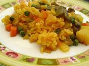 Arroz verduras horno