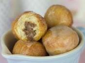 Bolas donuts rellenas nocilla