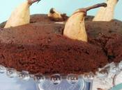 Pastel pera chocolate