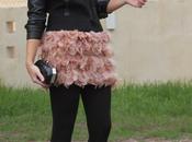 Pink Feather Skirt