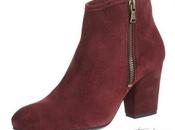 Burgundy boots