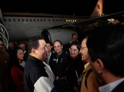 Vuelta patria: Presidente Chávez llegó madrugada hoy.