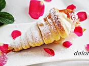Cornete trufa blanca jalea rosas