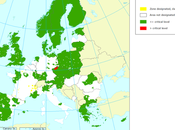 SO2: Mapa valor crítico invernal para protección ecosistemas (Europa, 2010)