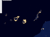 Islas Canarias vistas Google Maps bajo visión nocturna