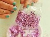 Decora mesa purpurina