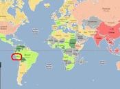 Mapa indica tamaños pene mundo