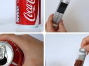 Teléfono móvil funciona Coca-Cola
