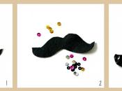Crea colgante moustache
