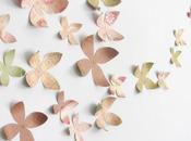 post light: flores papel