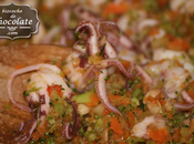 Chipirones rellenos verduras gourmet garden