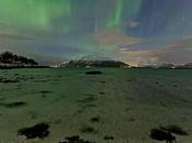 Círculo Polar Ártico iluminó espectaculares auroras