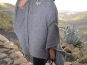 Jersey-Poncho Outfit Post