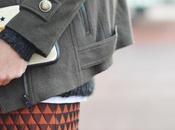 Quilted triangle skirt