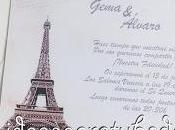 Invitación Boda París