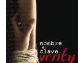 Novedad: Nombre clave Verity, Elizabeth Wein (Alfaguara)