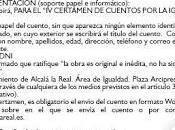Certamen Cuentos Igualdad Ayuntamiento Alcalá Real