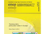 EMEP: Contaminación transfronteriza partículas Europa (Informe 2012)