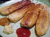 Brochetas salchichas