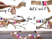 DIY: Candelabro madera
