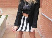 Falda rayas