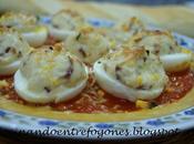 Huevos Bechamel Puerros Jamón