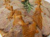 Ternera asada salsa verduras