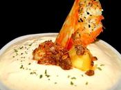 Crema Coliflor Crumble manzana teja Idiazabal