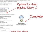 Limpia navegador Google Chrome clicks gratis OneClick Cleaner