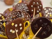 Piruletas chocolate