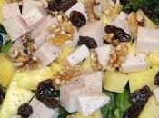 Ensalada piña pasas nueces