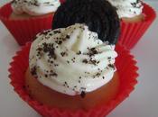 Cupcakes oreo cobertura crema queso