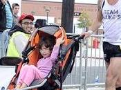 atleta cáncer cerebral ganó maratón texas empujando carrito hija seis años