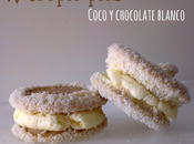 Whoopie pies coco chocolate blanco "Coconut cloud pies"