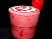 Batido Fresas Espuma Leche