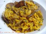 Fideos almejas