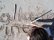 Writing sand...