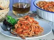 Espaguettis langostinos
