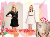 Black White