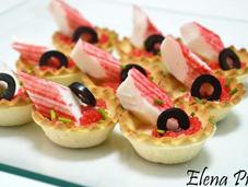 Canapés Surimi Salsa Rosa