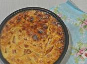 Quiche gambas, tomates queso cabra