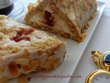 Pastel triangular guayaba queso
