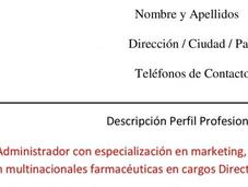 Tipos Currículum vitae Combinado