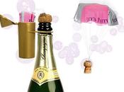 paracaídas para corchos champán