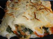 Canelones espinacas bonito