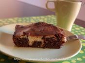 Brownie chocolate queso