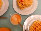 Bacon cheese waffles (Gofres bacon queso)