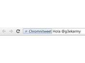 Chromnitweet envía tweets desde Chrome