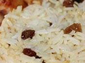 Arroz basmati especias pasas