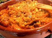 Arroz meloso conejo